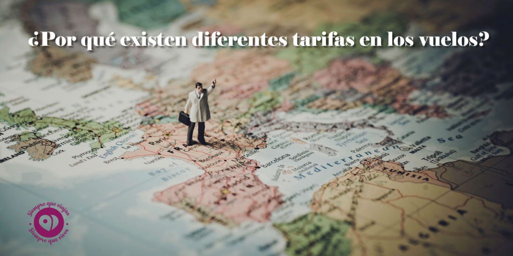 diferentes tarifas en vuelos