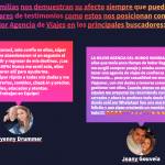 Clientes felices con Viajamor.com