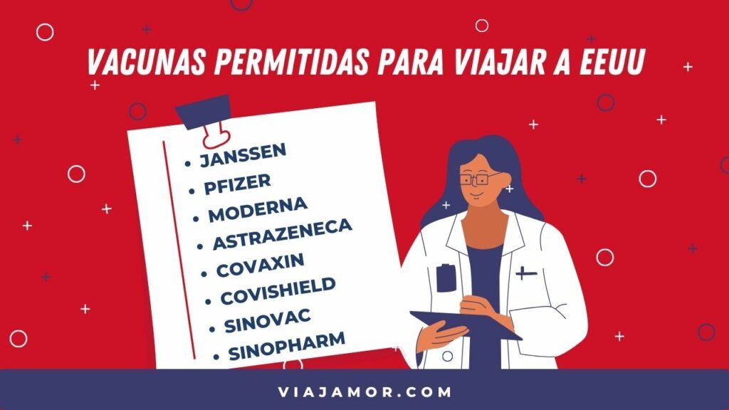 Vacunas para viajar a Estados Unidos