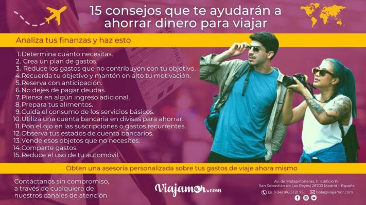15 consejos que te ayudarán a ahorrar dinero para viajar - Viajamor