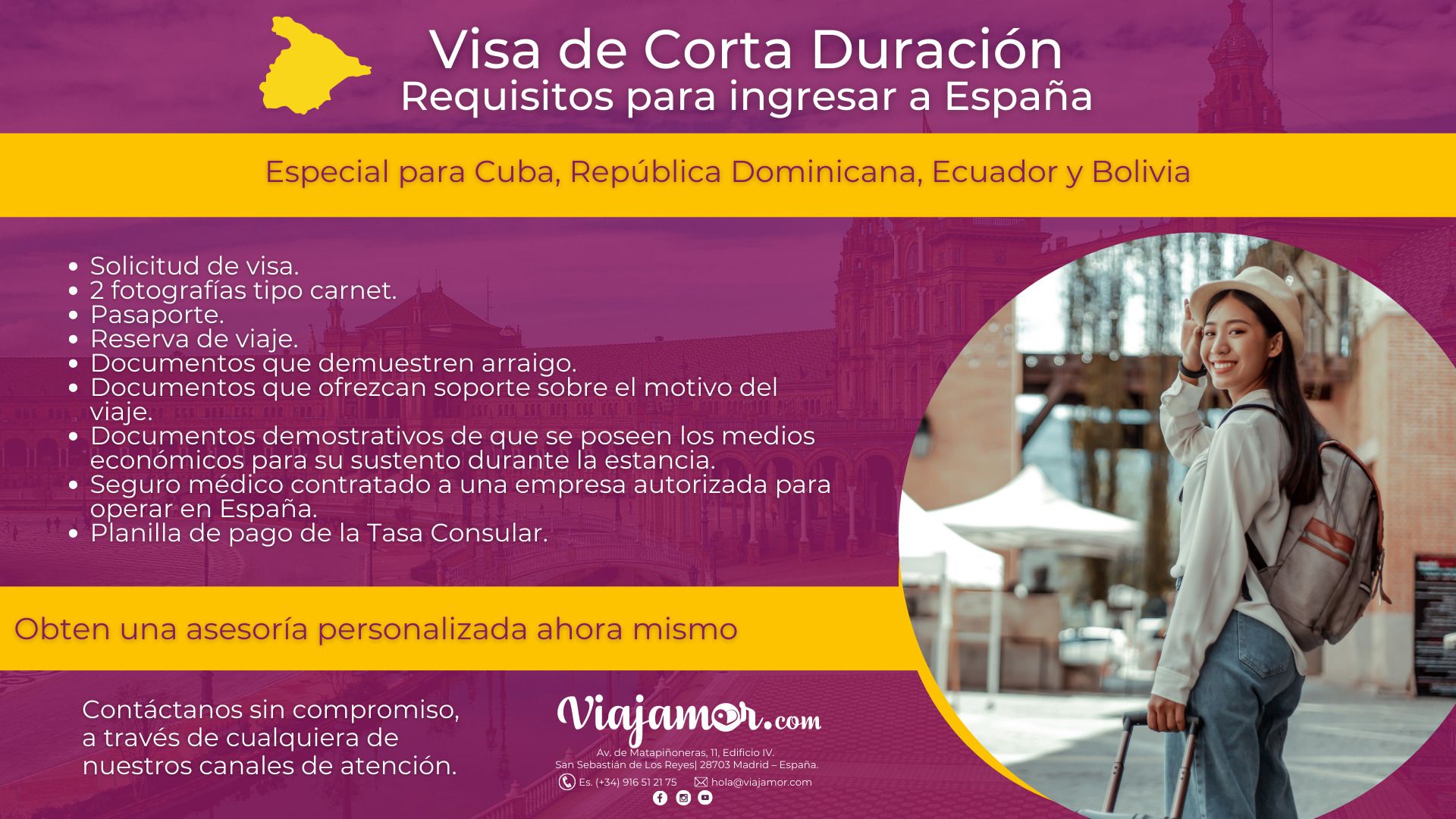 visa viajar españa