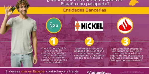 abrir cuenta con pasaporte españa