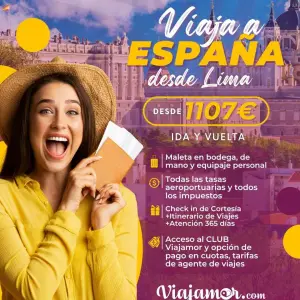 vuelo peru a españa