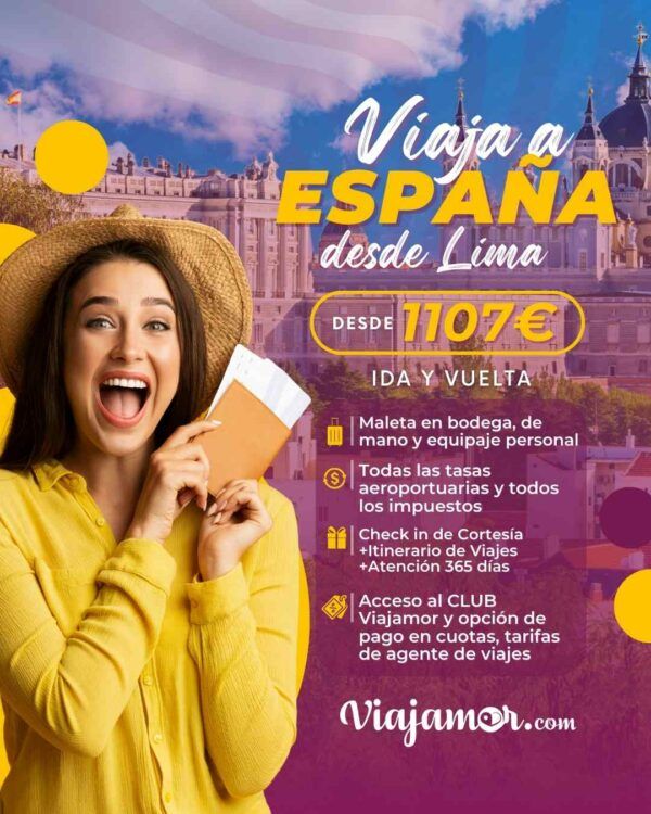 vuelo peru a españa