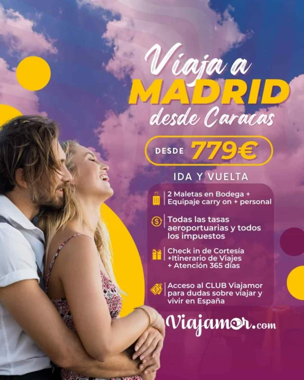 vuelo barato caracas madrid