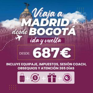 tiquete barato bogota madrid