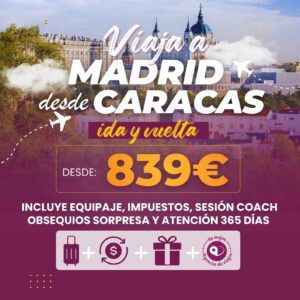 vuelo barato caracas madrid